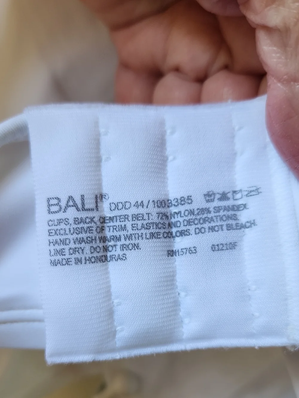 NWT Bali Women's White Lace Minimizer Bra Underwire Bra 44DDD - Picture 15 of 15